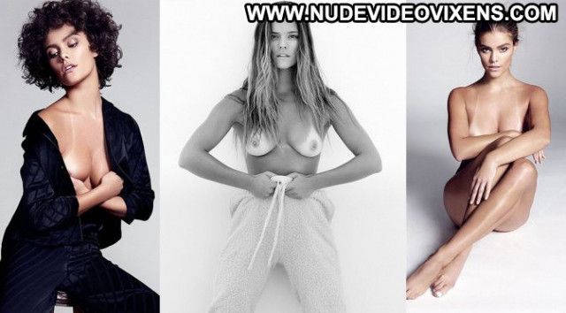 Nina Agdal Topless Babe Beautiful Posing Hot Celebrity